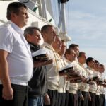 (Русский) В водах Тарханкута состоялась официальная церемония отдания чести морякам, погибшим на борту подлодки «Щ-216»
