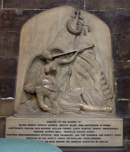 Crimean War Memorial, Glasgow Cathedral