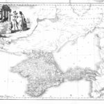 Карта Таврической области из «Российский атлас из сорока четырех карт состоящий и на сорок на два наместничества Империю разделяющий». 1792 год.