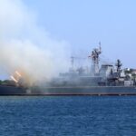 В Севастополе прошел морской парад в честь дня ВМФ