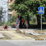 (Русский) В Симферополе открыли первый пешеходный переход с тактильной плиткой
