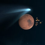 Древняя комета пролетела вблизи Марса