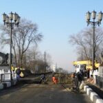 Мост на въезде в Керчь закрыли на ремонт
