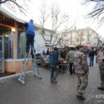 В центре Симферополя начали разбирать «Первое русское кафе в русском Крыму»