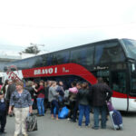 По Крыму начали колесить двухэтажные автобусы