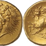 На швейцарском аукционе выставлена редкая золотая монета Боспорского царства.