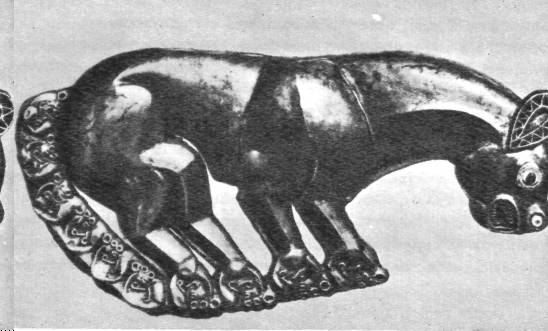 Золотая пантера из Келермесского кургана. VI век до н. э.